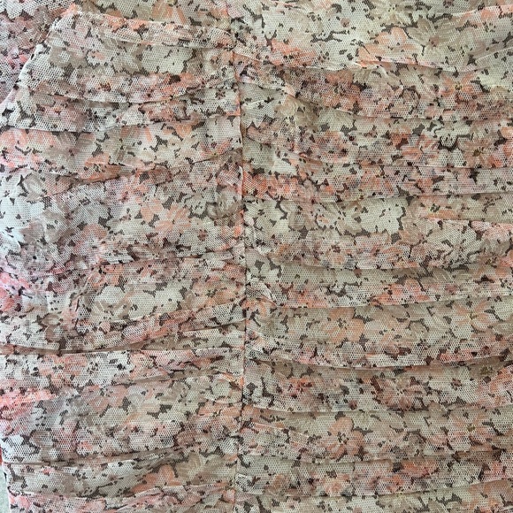 NWT Mesh Floral Crop Top - Picture 2 of 6